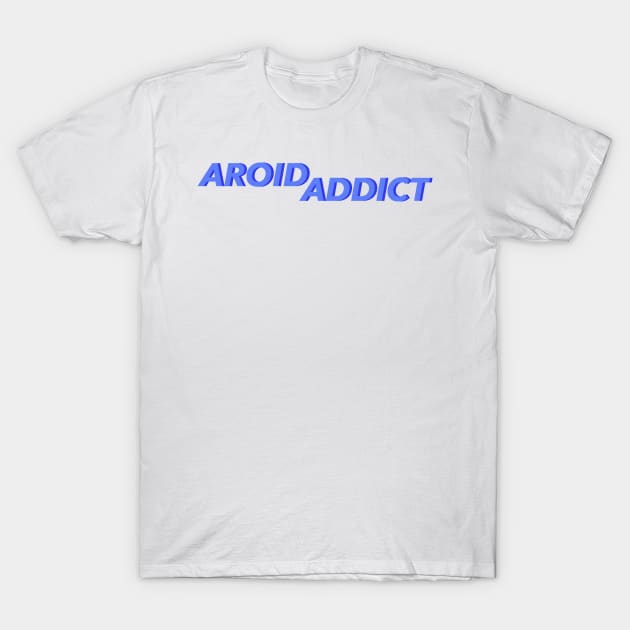 Aroid Addict - blue T-Shirt by csikarskie